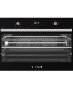 Titan Built In 90cm Black Electric Oven