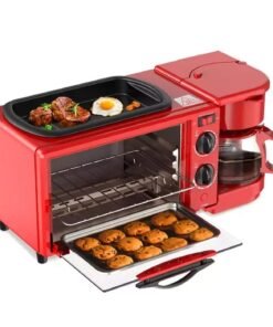 Decakila 3 in 1 Breakfast Station; Bake, Fry, Prepare Coffee, KEEV003R