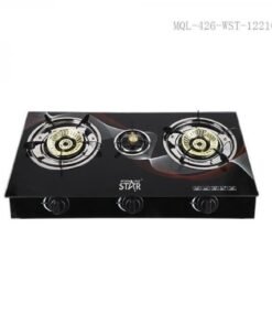 Winningstar Deluxe 3-Burner Glass Gas Stove