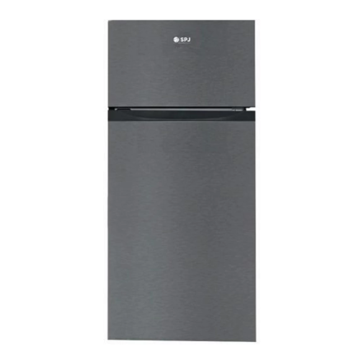 SPJ 140 Liters Fridge, Double Door Top Freezer Defrost Refrigerator