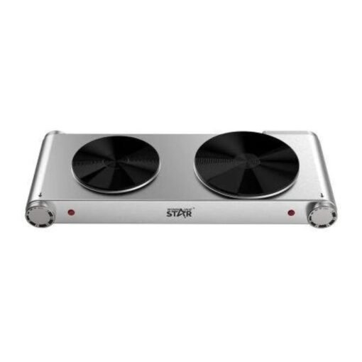 Winningstar Double Burner Heater Hot Plate with Die Cast