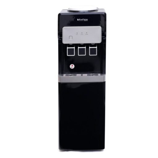 Blueflame Water Dispenser Hot Cold And Normal With Bottom Fridge BF220WDF – Black