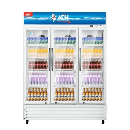 ADH 835Litre Tripple Display Cooler Showcase Beverage Refrigerator