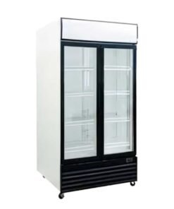 Venus 800-Litre Double Display Cooler VUSC800; Vertical Display Chiller