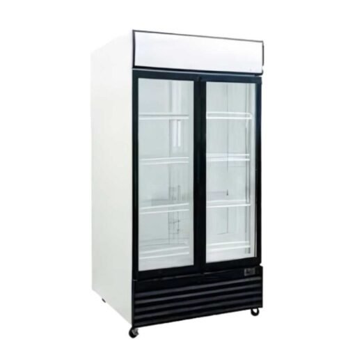 Venus 800-Litre Double Display Cooler VUSC800; Vertical Display Chiller