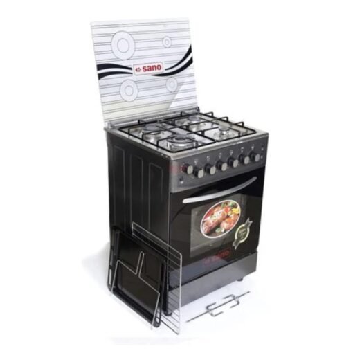 Sano 60X60 Full Gas Electric Oven Cooker With Rotisserie, Grill, Auto Ignition, Oven Lamp