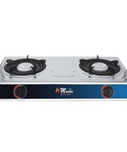 Electro Master 2 Burner Gas Stove Stainless Steel