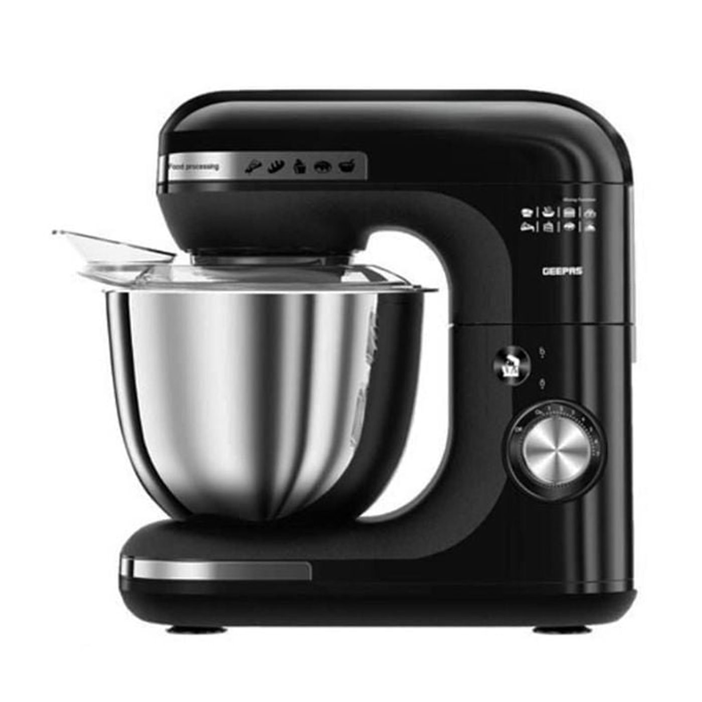 Geepas 3-in-1 Stand Mixer, 5 Speed, 5 Litre Bowl, 600W | GSM43013
