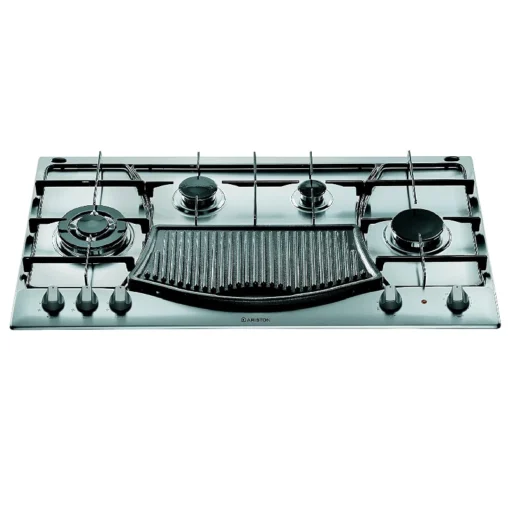 Ariston Built-in Gas/Electric Hob 5 Burners Silver | PH 941 MSTBGH