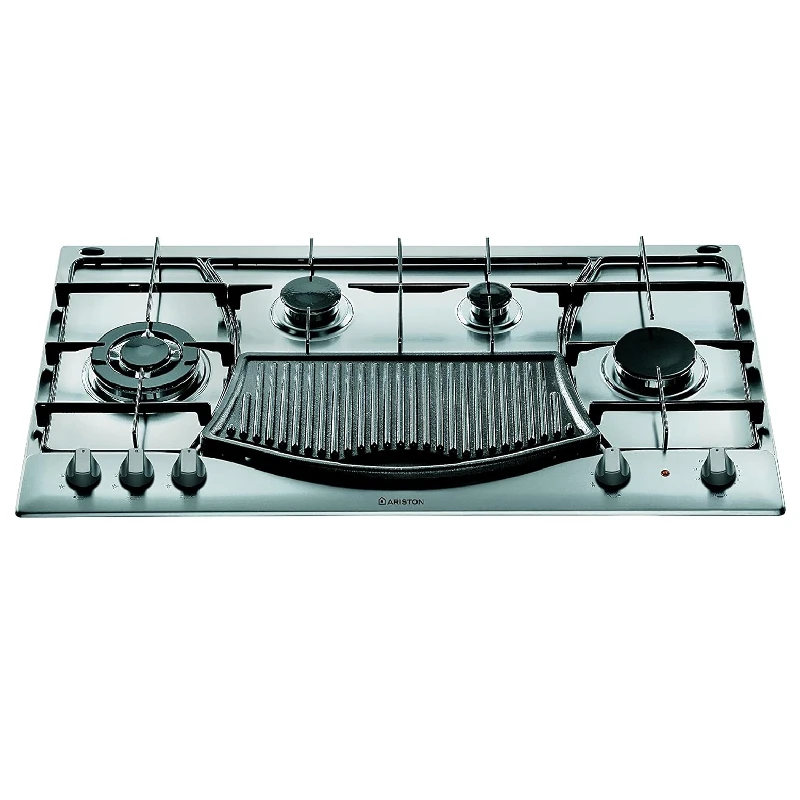 Ariston Built-in Gas/Electric Hob 5 Burners Silver | PH 941 MSTBGH