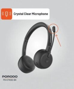Porodo Office Wireless Headset-Black