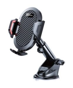 Porodo ABS+Silicone 360 Degree Rotatable Universal Car Mount - Black