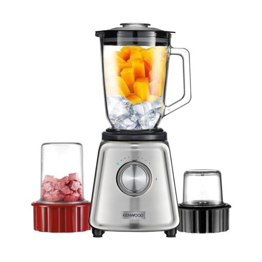 Kenwood 1.5L 800W Glass Blender With Mill | BLP44.270SS