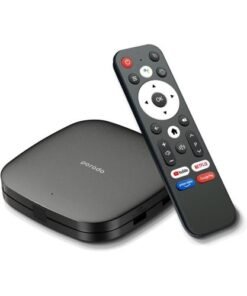 Porodo Android TV Box 1080P 2GB RAM 8GB ROM Support 4K - Black