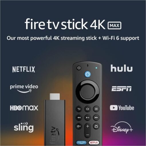 Amazon Fire TV Stick 4K Max Wi-Fi 6 Alexa Voice Remote - Image 2