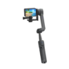 Porodo 2-Axis Gimbal Stablizer, Detachable Light, 3 Light Modes, FPV Mode, Anti-Shake, Tripod