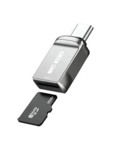 Green Lion SD Card Reader USB-C To Micro SD - Silver