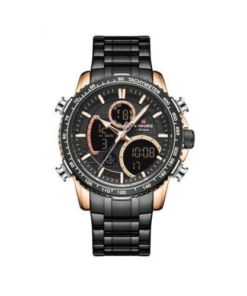 Naviforce NF9182 Watch - Black, Golden