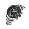 Naviforce Stainless Steel Waterproof Mens Watch - Silver,Black