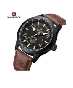 Naviforce Analog Classy Mens Office And Casual Wear Watch - Brown