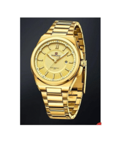 Naviforce Men's Classic Analog Quartz Watch - Gold