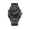Naviforce Digital And Analog Luxury Dated Waterproof Watch - Black