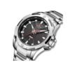 Naviforce Waterproof Stainless Analog Dated Watch - Silver