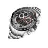 Naviforce Men's Stainless Steel Quartz Digital Sport Watch - Silver