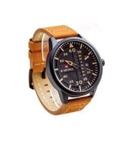 Naviforce Men's Leather Strapped Watch - Brown