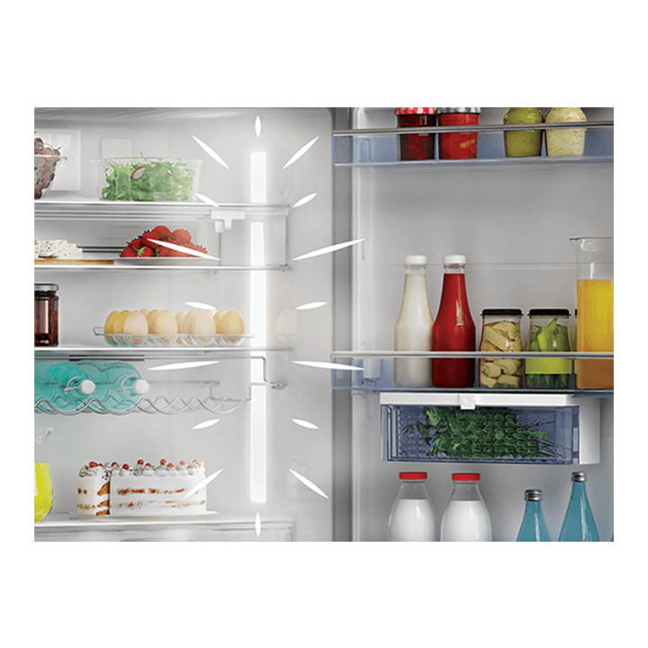 Beko 472L Side By Side Refrigerator Inox No Frost BFF255 - Image 2