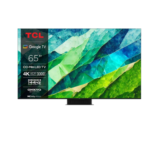 TCL 65Inch UHD Smart Mini LED Google TV 65C855 Black